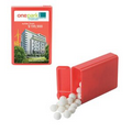Red Refillable Plastic Mint/ Candy Dispenser w/ Signature Peppermints